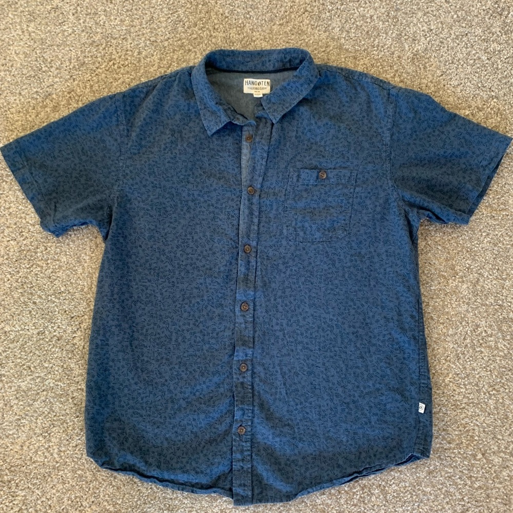 Hang Ten Men’s Shirt Button Down, XL
